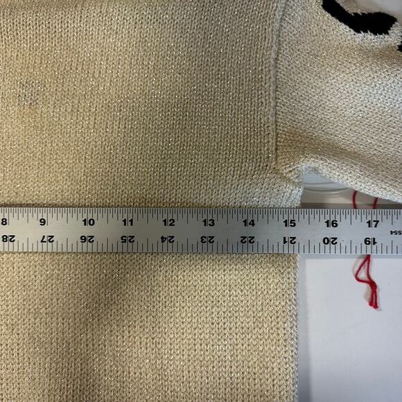 GAP x Ellen Kids M Cream Sparkle Sweater NWT Be One of a Kind Pullover - Picture 4 of 5